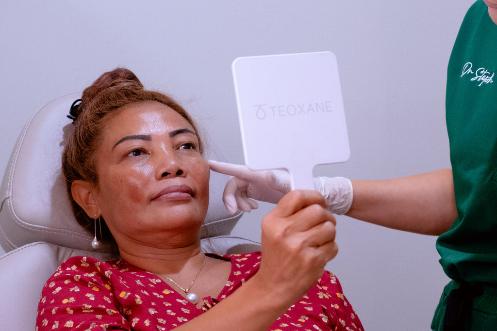 image of a woman that skin treatment in dntl code clinic