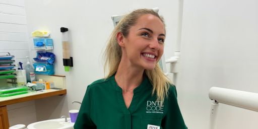 image of dntl code staff smiling