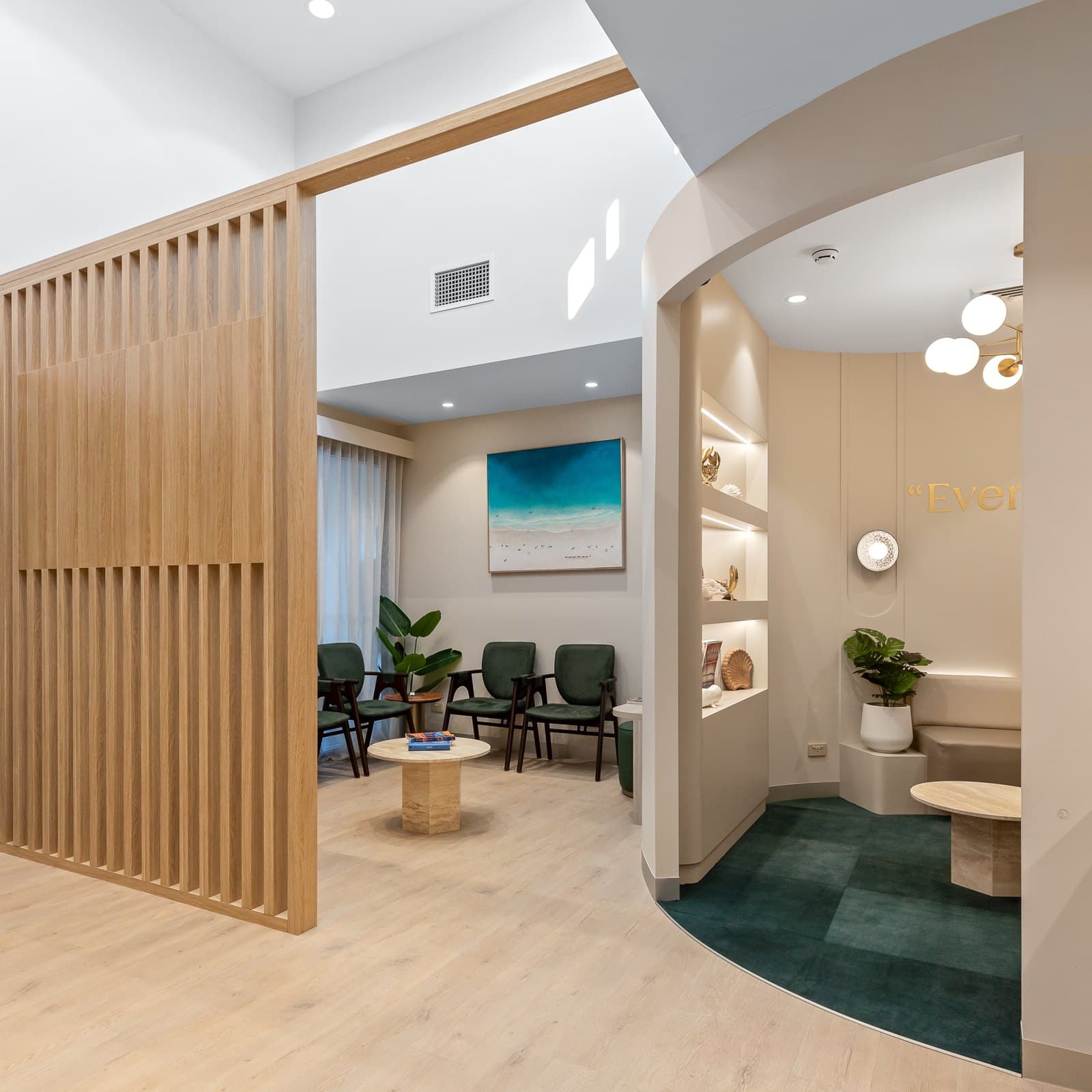 The lounge inside the new DNTL Code clinic